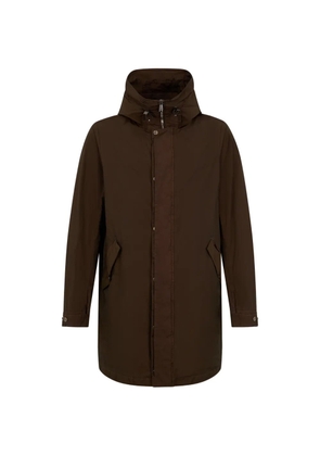 Moorer Millenio hooded parka - Brown