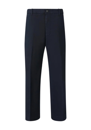 Nine In The Morning button-fastening cotton trousers - Blue