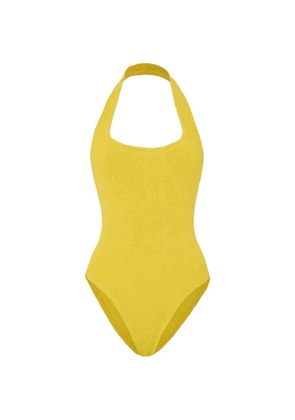 Hunza G Sandy round-neck swimsuit - Yellow