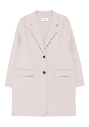 THE DYNAMIS STUDIO button-fastening patch-pocket coat - Pink