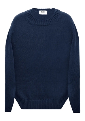 ALPHA STUDIO round-neck sweater - Blue