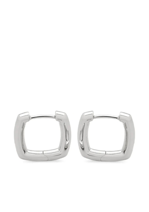Tom Wood square-shape hoop earrings - Grey