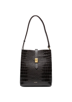 Soeur Bello embossed tote bag - Brown