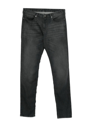 Emporio Armani five-pockets trousers - Black
