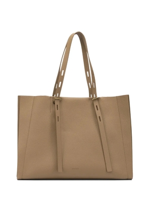 MINOBOSSI leather tote bag - Brown