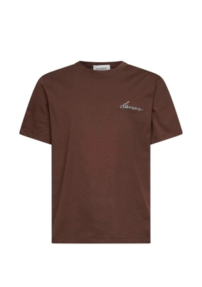 Laneus graphic print T-shirt - Brown