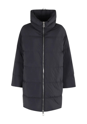 Duno Shiva Africa funnel-neck coat - Black