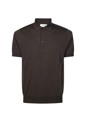 Paolo Pecora short-sleeves polo shirt - Brown