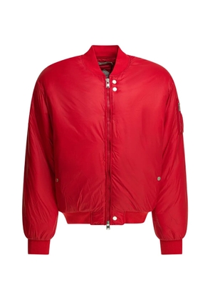 nonnative red bomber jacket