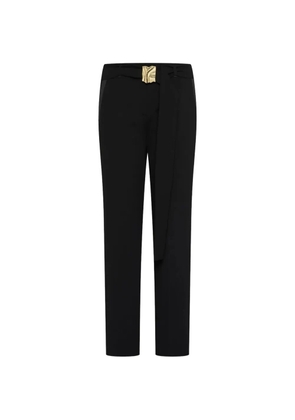 Marella belted trousers - Black