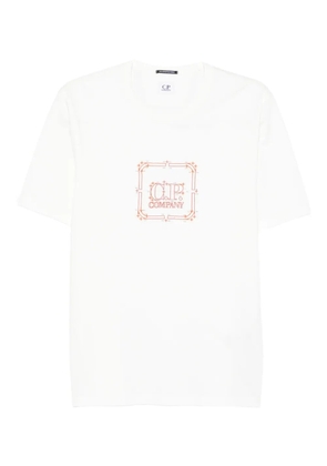 C.P. Company logo-print cotton T-shirt - White