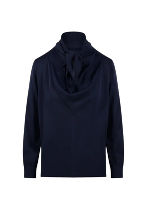 Max Mara tie-neck blouse - Blue