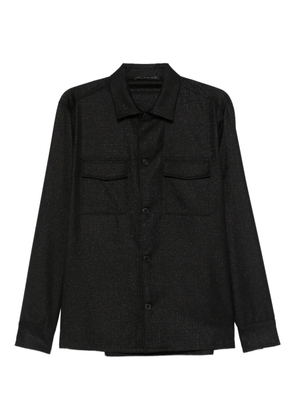 Low Brand long-sleeved shirt jacket - Black