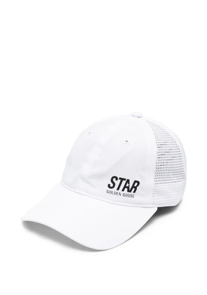 Golden Goose logo cap - White