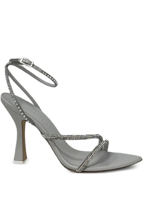 3juin 100mm Giglio embellished sandals - Grey