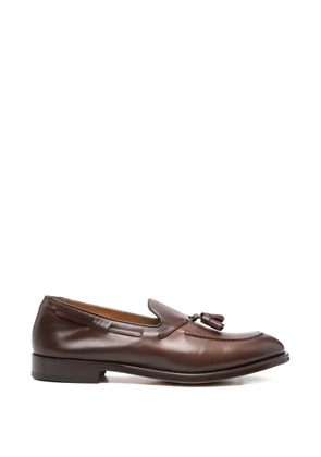 Doucal's tassel-detail loafers - Brown