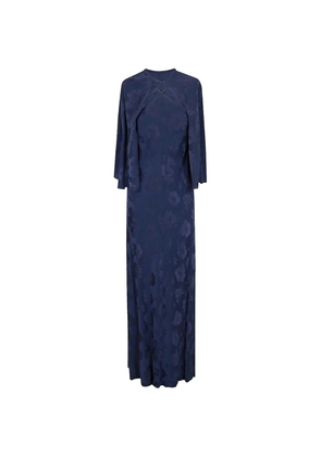 Forte Forte floral-pattern maxi dress - Blue