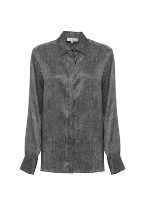 Antonelli herringbone button shirt - Grey