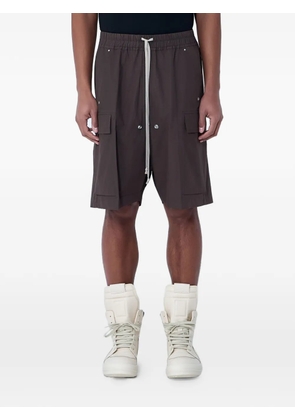 Rick Owens elasticated cargo shorts - Grey