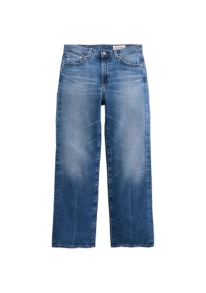 AG Jeans frayed cropped jeans - Blue