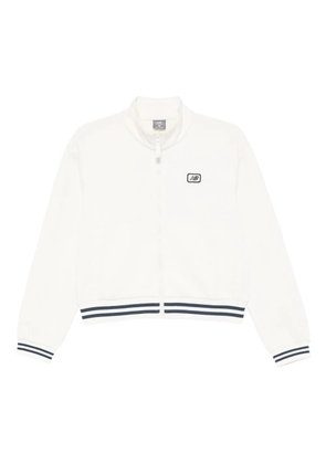 New Balance zip-up performance track jacket - White