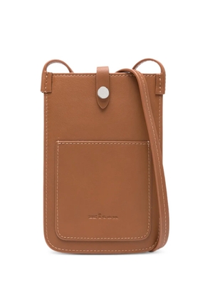 Kiton leather cross body bag - Brown