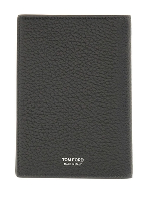 TOM FORD grained card holder - Black