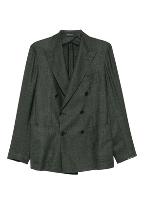 Tagliatore virgin wool blazer - Green