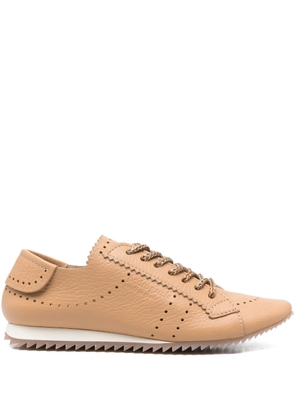 Pedro Garcia Celin perforated lace-up sneakers - Neutrals