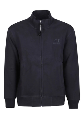 C.P. Company zip-neck cotton sweatshirt - Blue