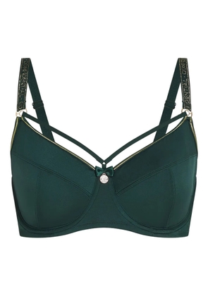 Marlies Dekkers cross-strap balcony bra - Green