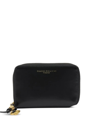 GIANNI CHIARINI zip charm wallet - Black