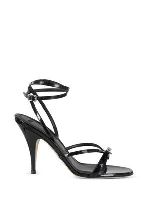 3juin bow-detail heeled sandals - Black