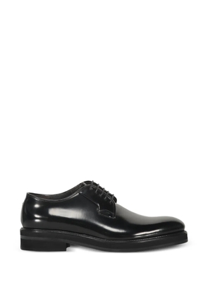 Moorer Campini shiny leather Derby shoes - Black