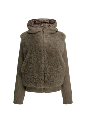 CAMÉLIA hooded padded jacket - Grey