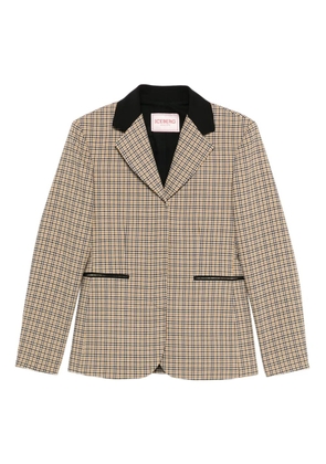 Iceberg check-pattern jacket - Neutrals