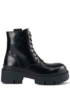 Ash 50mm Noah lace-up combat boots - Black