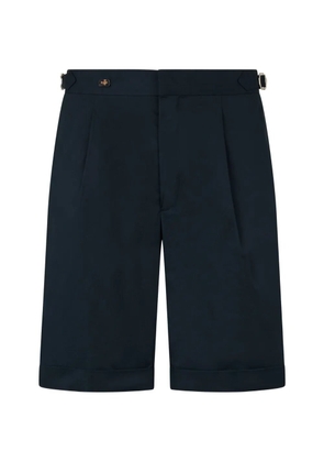 Moorer Manfredi buckle bermuda shorts - Blue