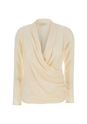 Jucca draped blouse - Neutrals