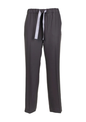 Via Masini 80 drawstring-fastening trousers - Green