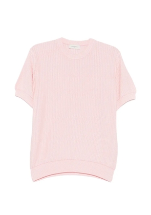 Piacenza 1733 ribbed silk T-shirt - Pink