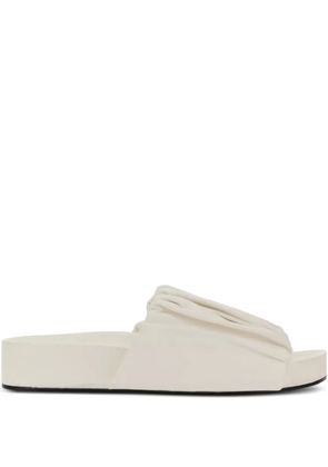 Jil Sander ruched-detail sandals - Neutrals