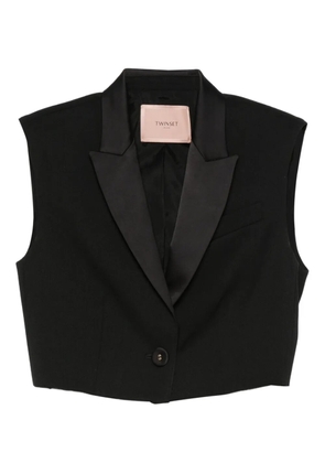 TWINSET cropped waistcoat - Black