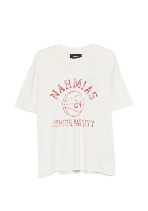 Nahmias JV 24 graphic-print T-shirt - Neutrals