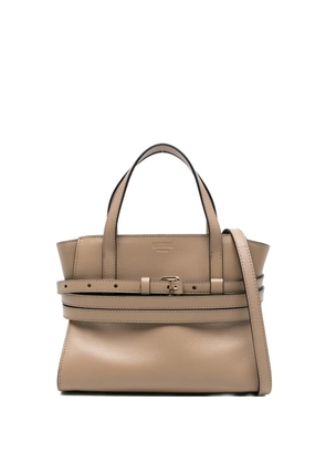 Moschino buckle-strap tote bag - Neutrals