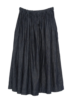 Daniela Gregis drawstring midi skirt - Blue