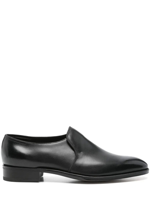 John Lobb leather slip-on shoes - Black