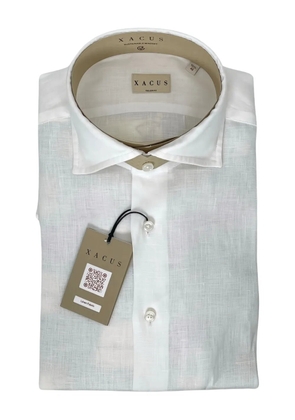 Xacus point-collar buttoned shirt - White
