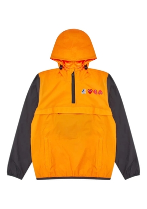 Comme Des Garçons Play x K-Way Heart-patch lightweight jacket - Orange