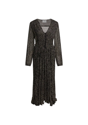 MARANT ÉTOILE Briane V-neck midi dress - Black